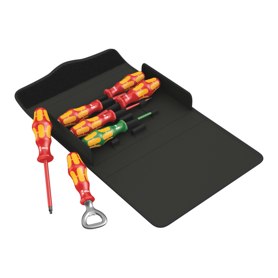 Wera Jeu de tournevis Kraftform Plus Serie 100. Avec lame à diamètre réduit pour certains modèles, 7 pièces