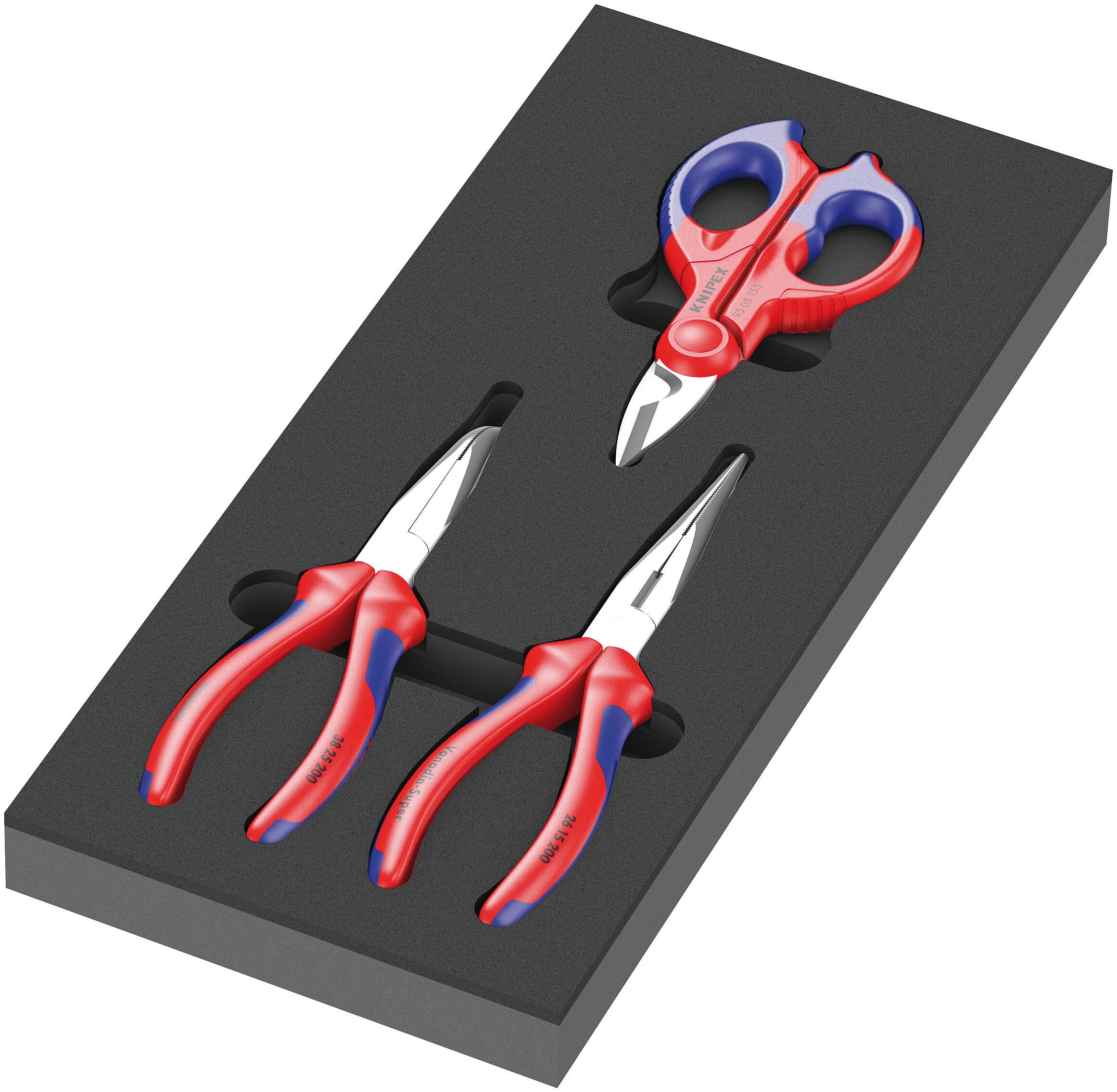 Wera 9781 Schaumstoffeinlage KNIPEX Zangen Set 2
