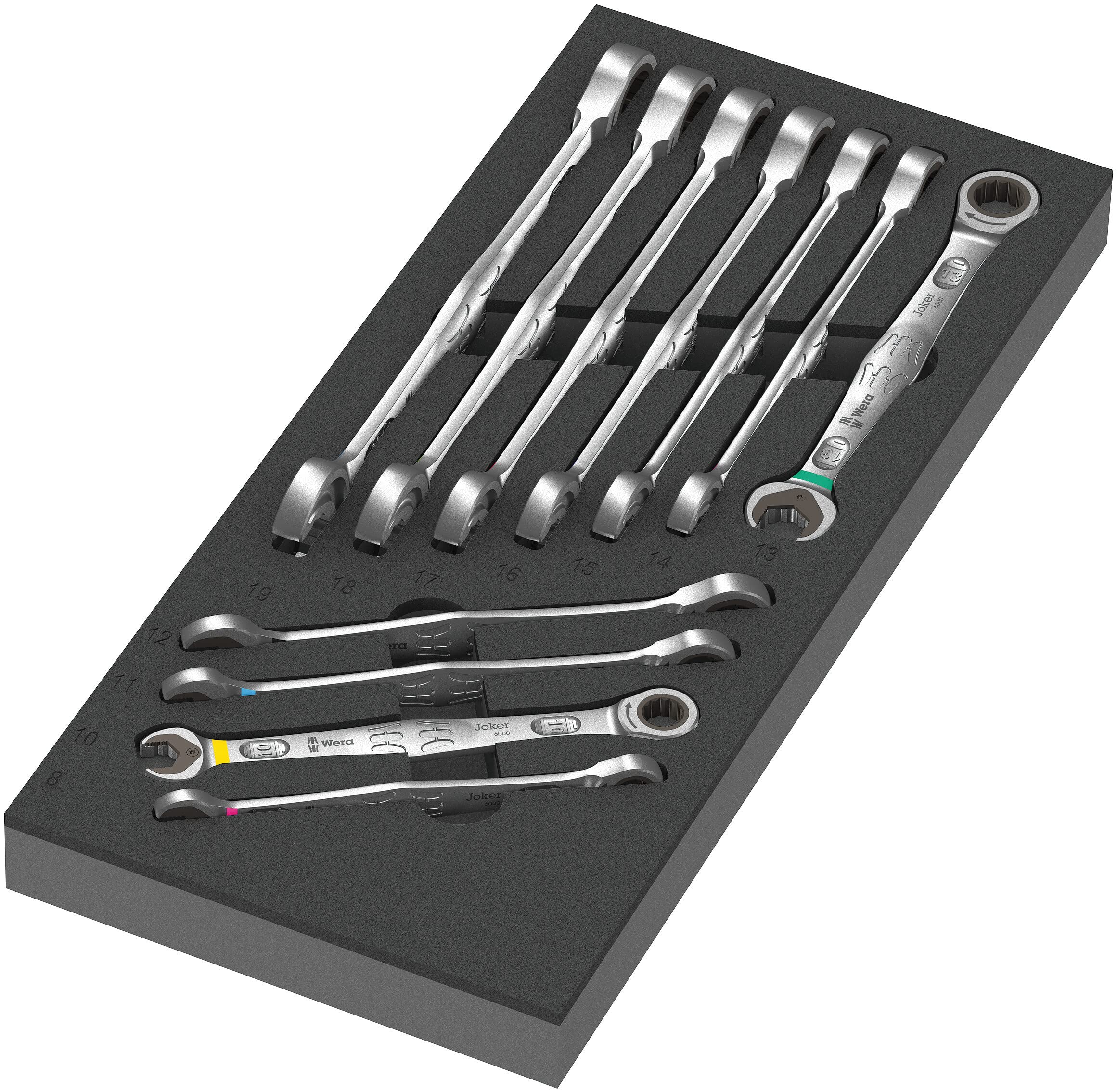 Wera 9730 Schaumstoffeinlage 6000 Joker Set 1