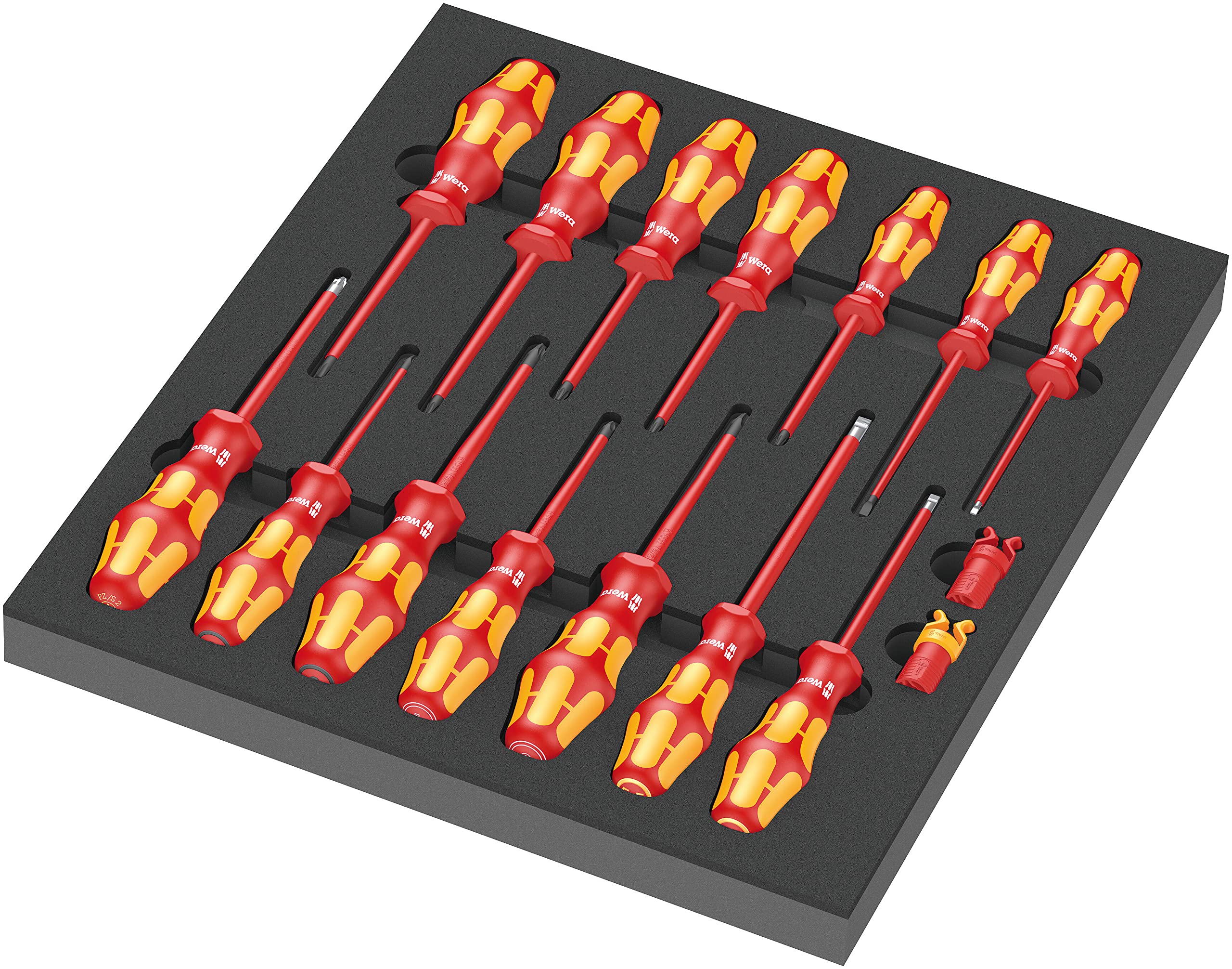 Wera 9711 Schaumstoffeinlage VDE Schraubendreher Set 1
