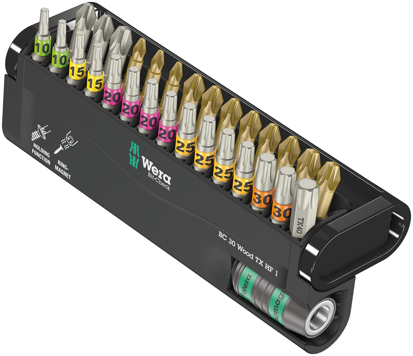 Wera Bit-Check 30 Wood TORX HF 1