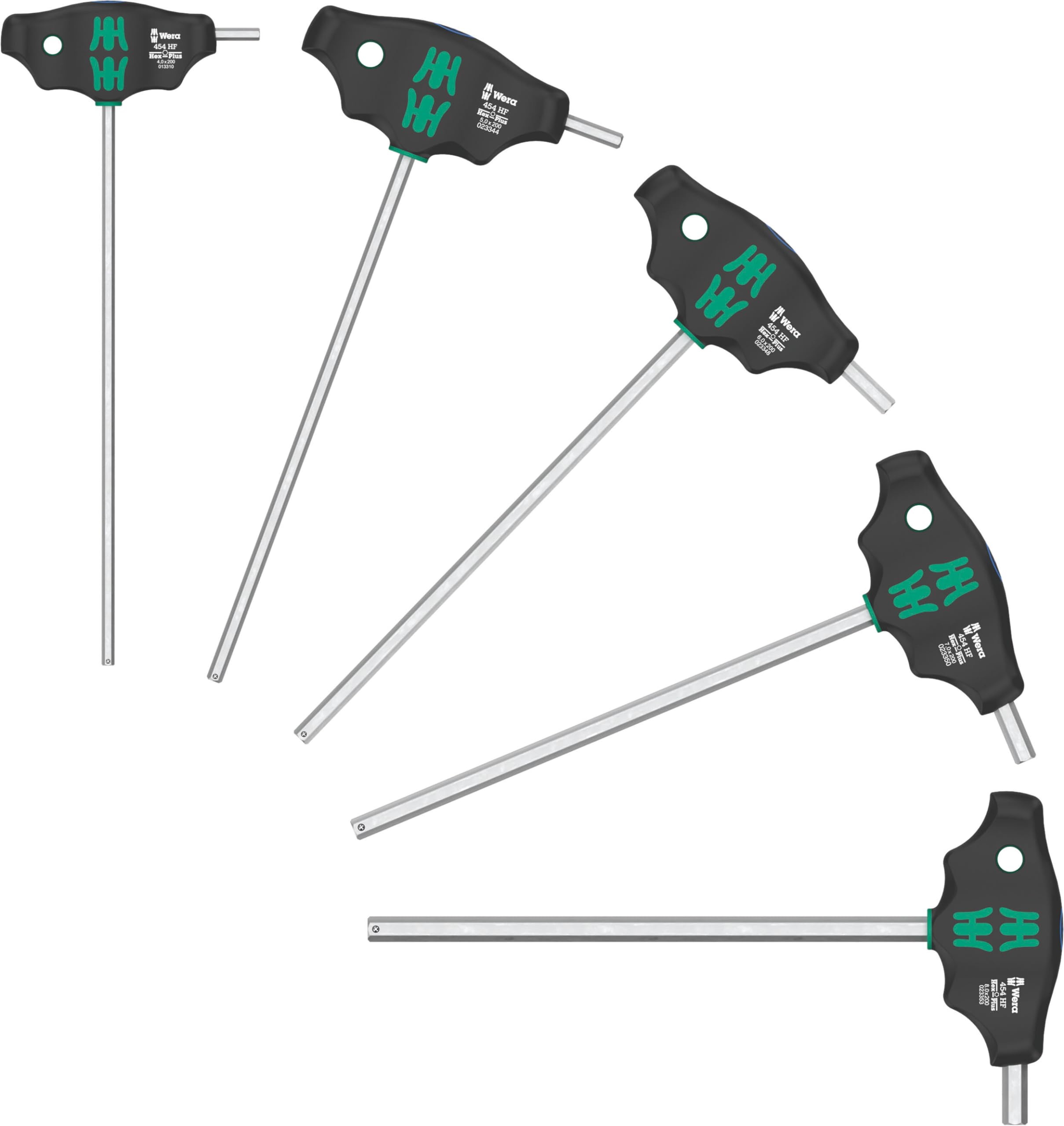 Wera 454/5 HF SHK Set 1 Schraubendreher Quergriff Hex-Plus