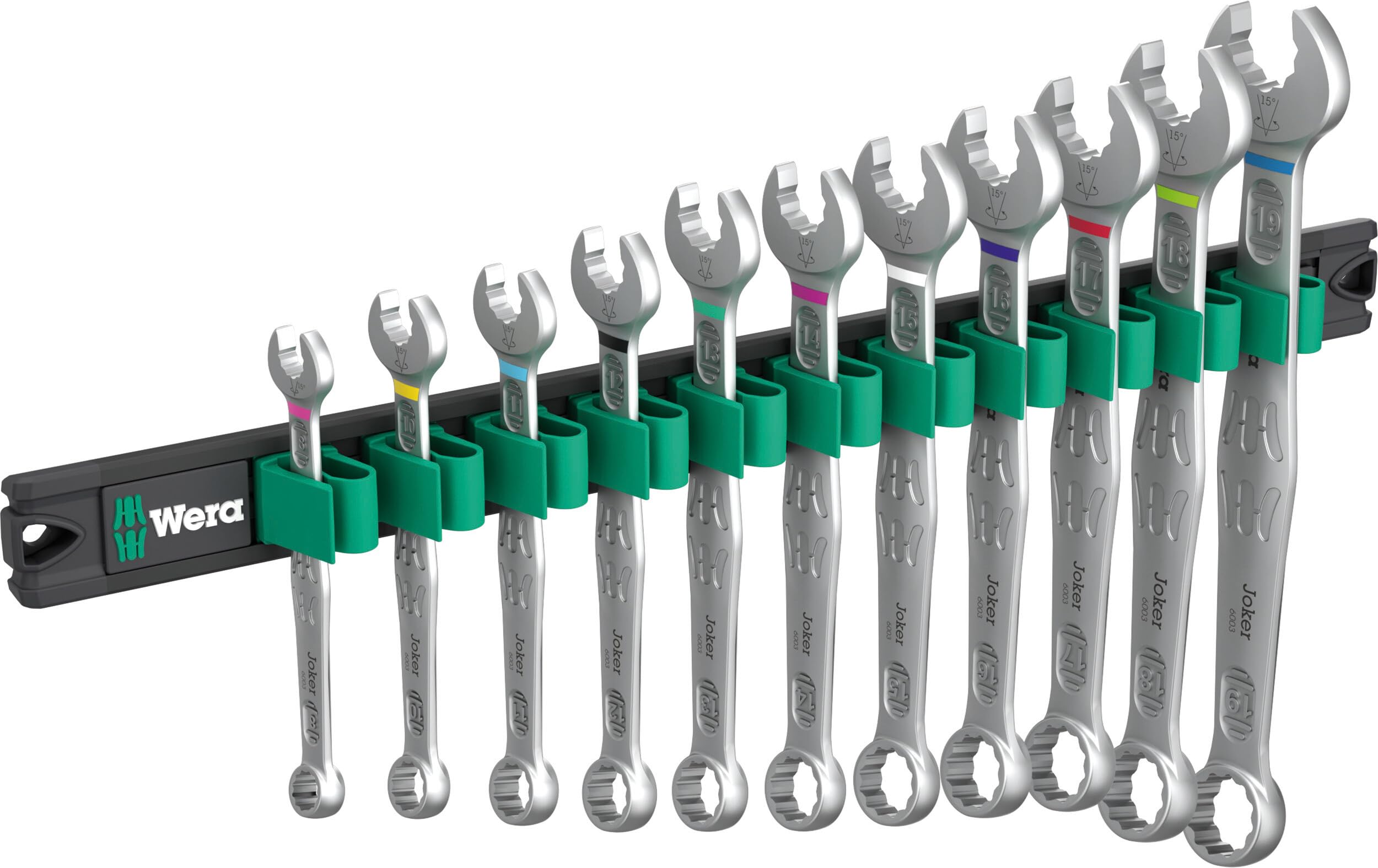 Wera 9640 Magnetleiste 6003 Joker 1 Ringmaulschlüssel-Satz
