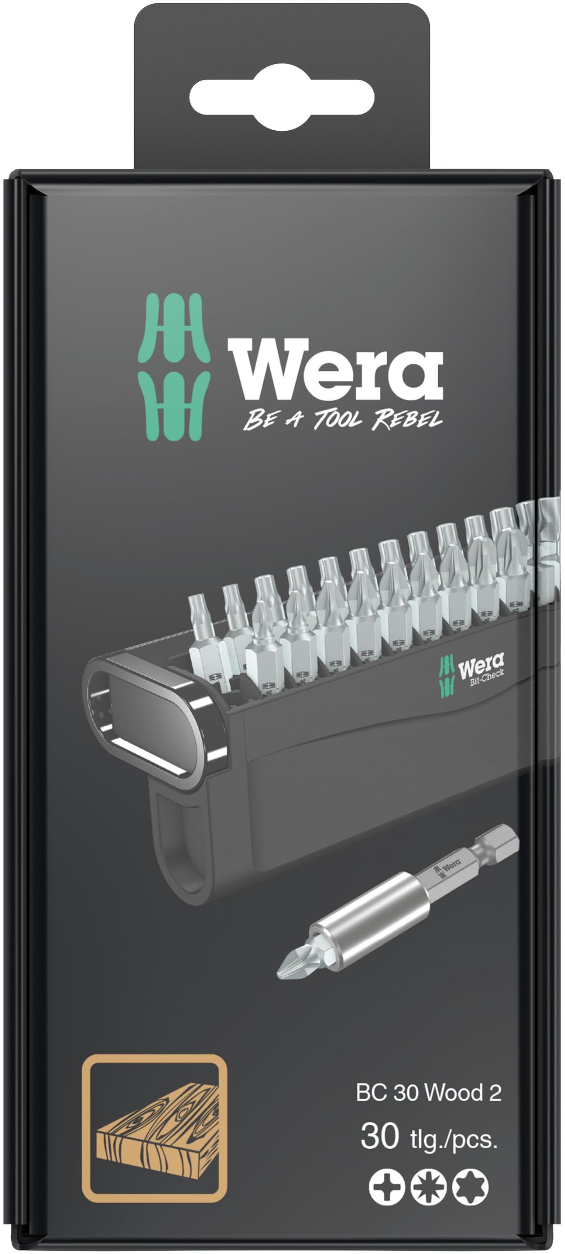Wera Bit-Check 30 Wood 2 SB