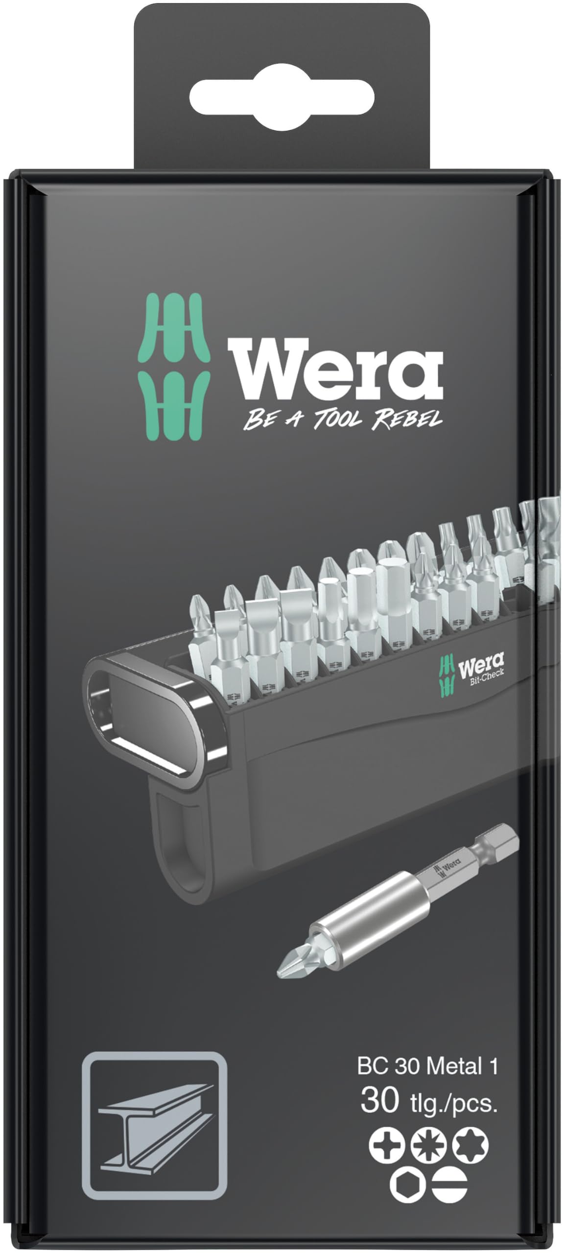 Wera Bit-Check 30 Metal 1 SB