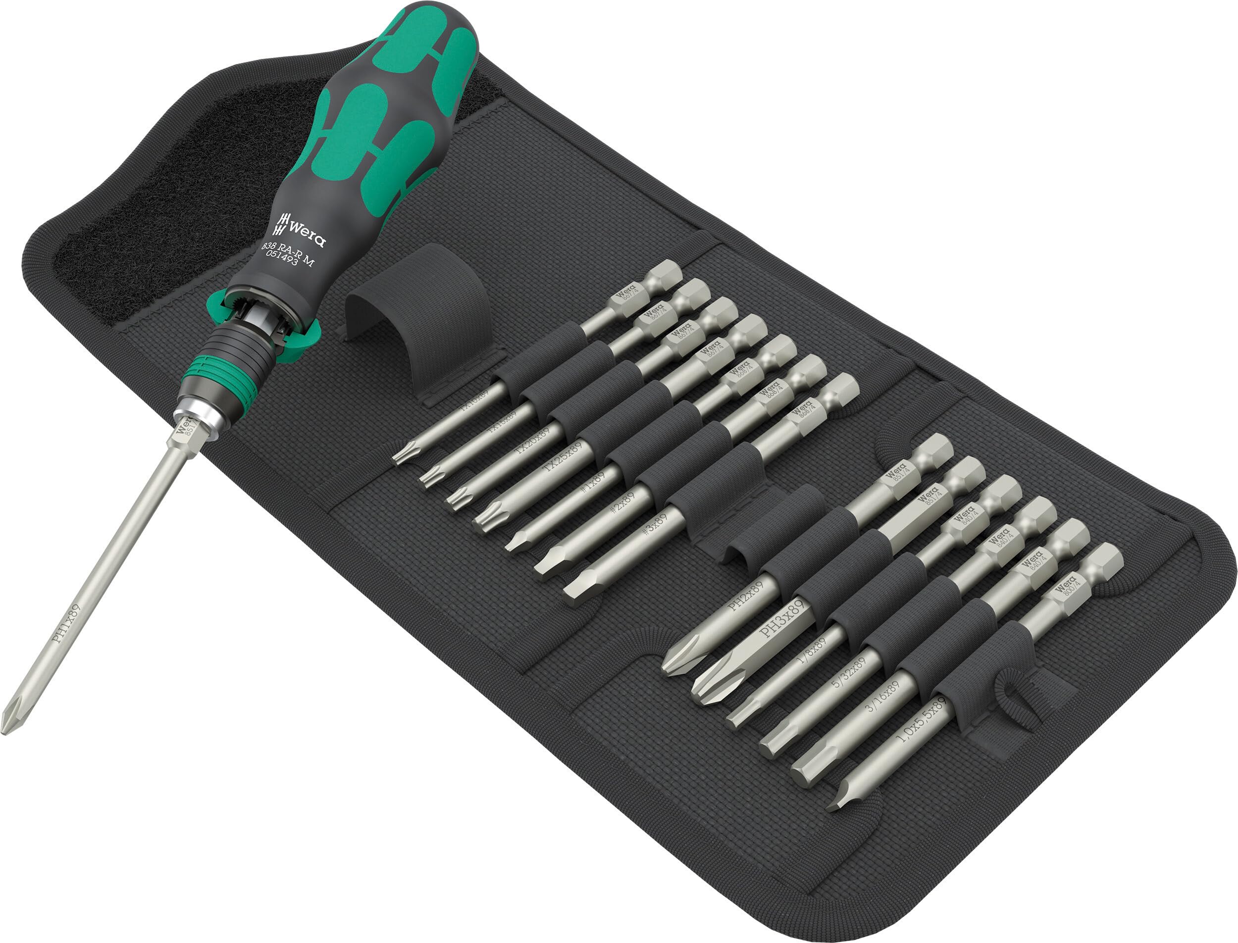 Wera Kraftform Kompakt 838 RA-R M Imperial Set 1