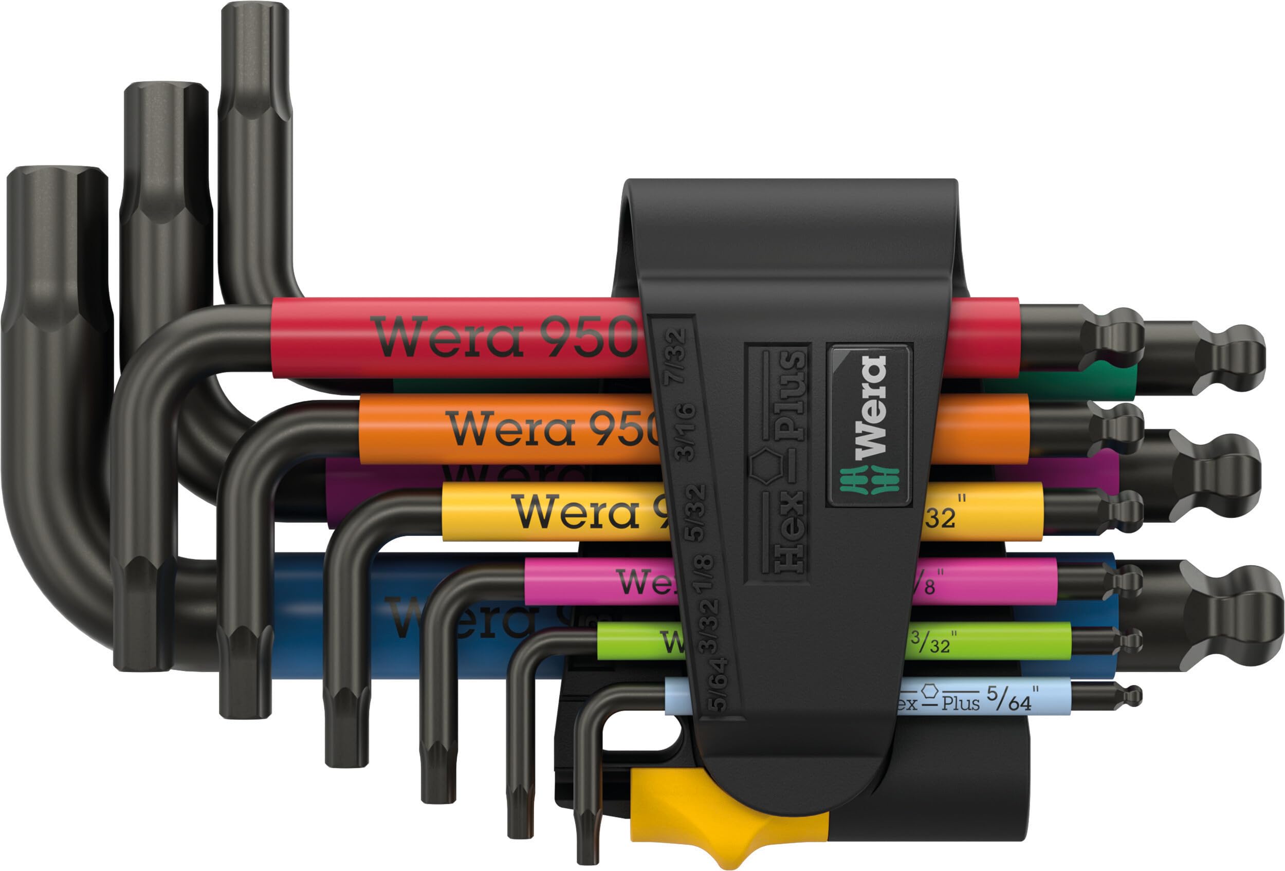 Wera 950/9 Hex-Plus Multicolour Imp 3 Winkelschlü.satz zöll