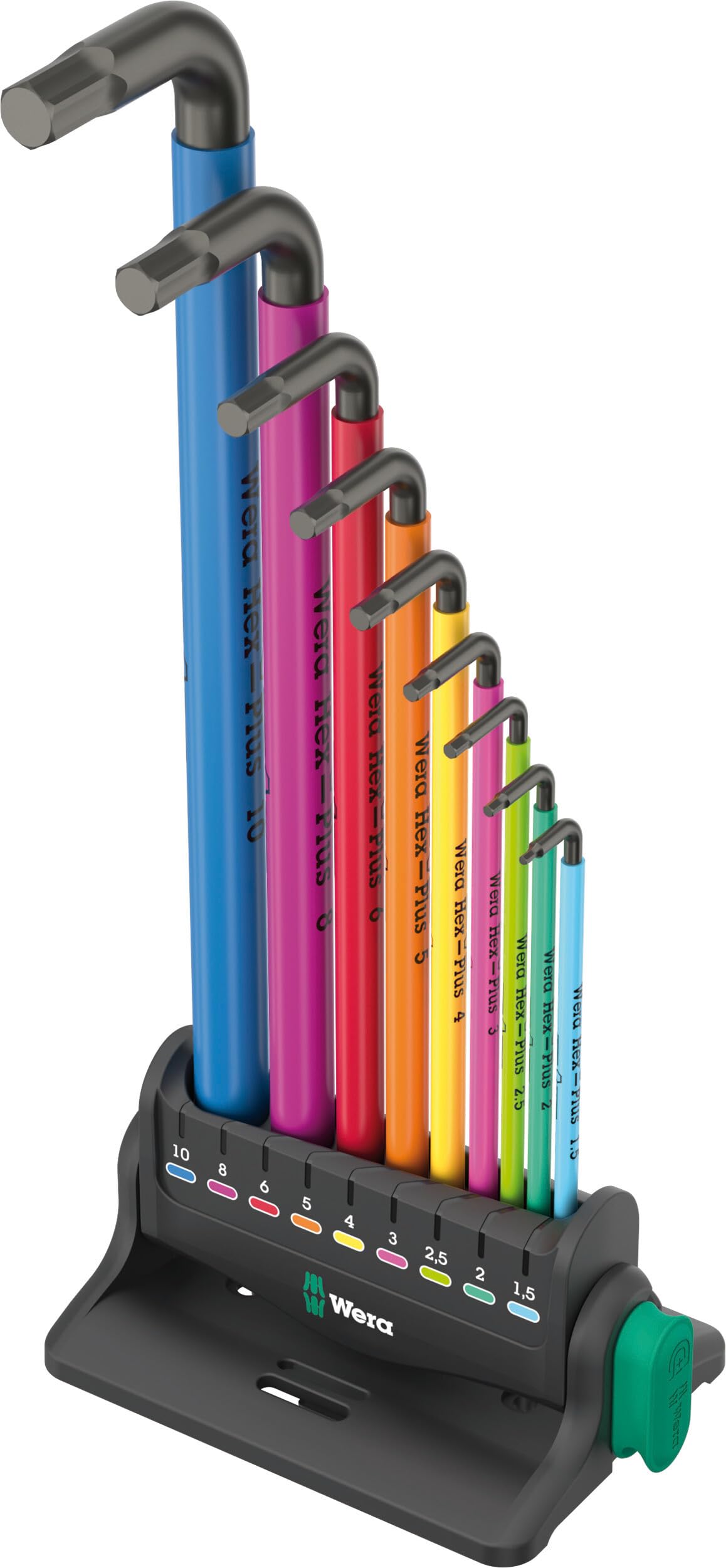 Wera 950/9 Hex-Plus Multicolour 3 Winkelschlüsselsatz metri