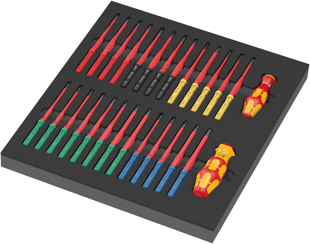 Wera 9751 Schaumstoffeinlage Kraftform Kompakt VDE Set 1