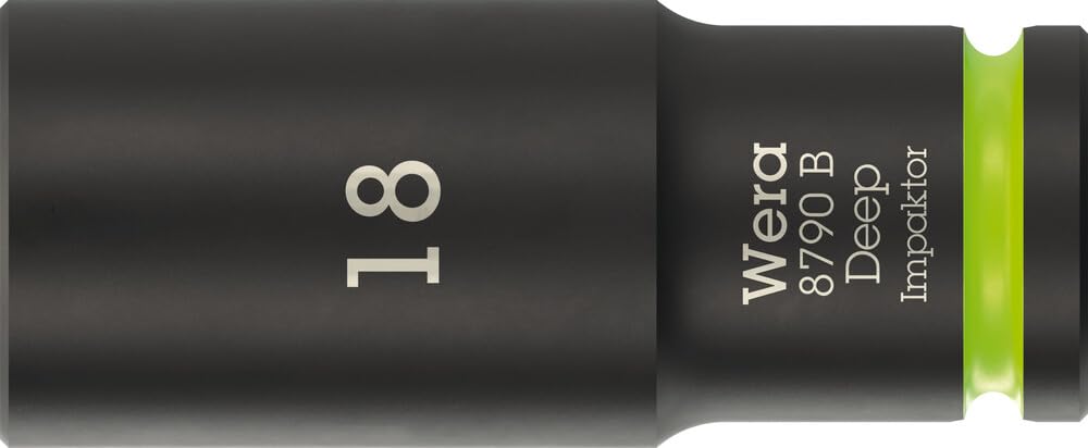 Wera 8790 B Impaktor Deep SW Steckschlüssel 3/8, 18mm
