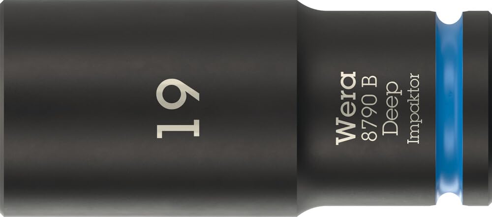 Wera 8790 B Impaktor Deep SW Steckschlüssel 3/8, 19mm