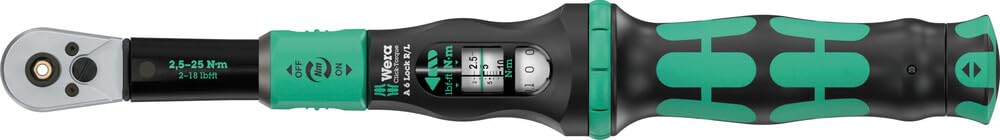 Wera Click-Torque Lock A6 R/L, 1/4x2.5-25