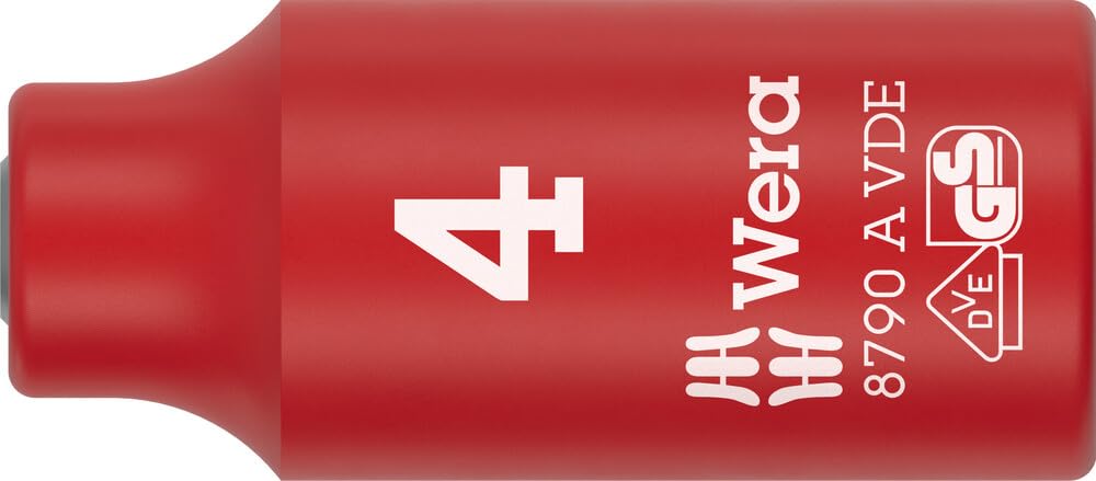 Wera 8790 A VDE Zyklop Steckschlüsseleinsatz 1/4, 4mm