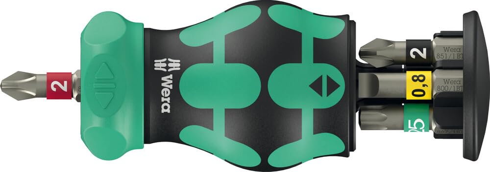Wera Kraftform Kompakt Stubby Magazin RA 2, 6-teilig