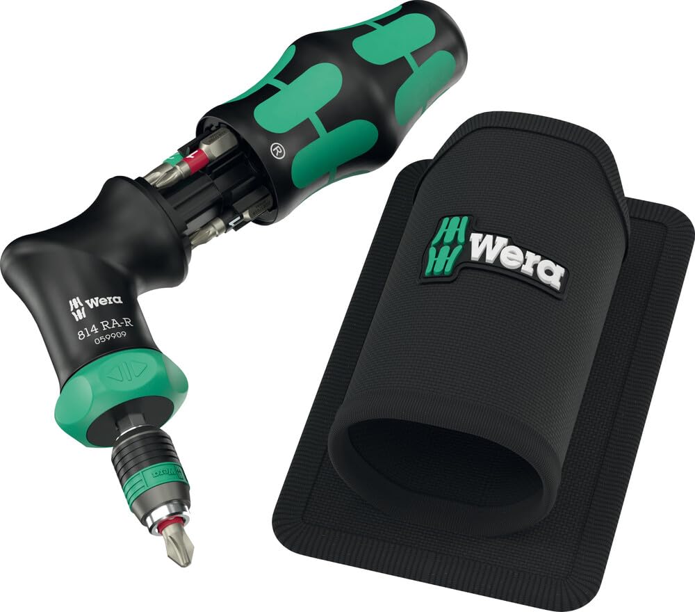 Wera Kraftform Kompakt Pistol RA-R 1, Ratsche m Bits 7teili