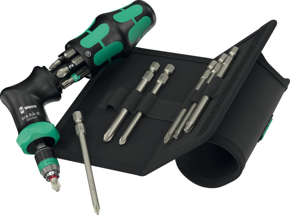 Wera Kraftform Kompakt Pistol RA-R 2, Ratsche m Bits,13teit