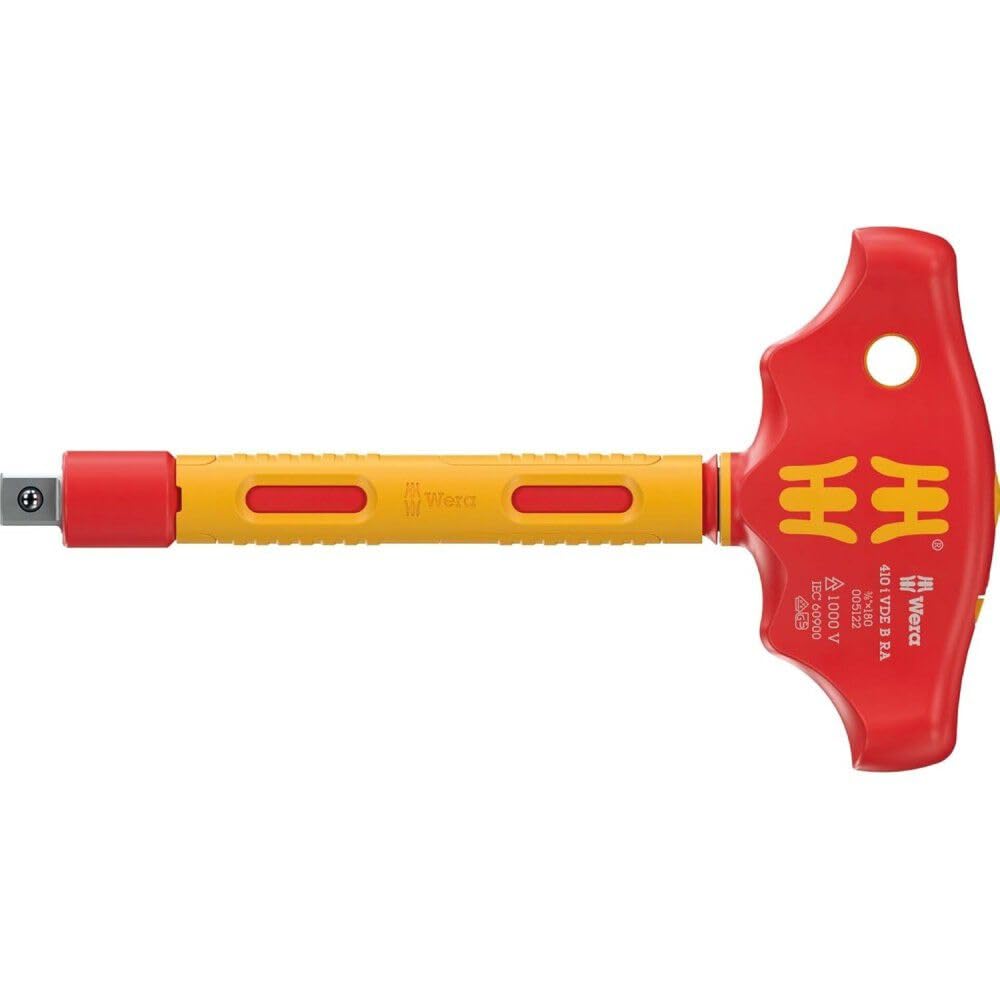 Wera 410 i VDE A RA ISO Quergriff-Adapterratschendreher 3/8