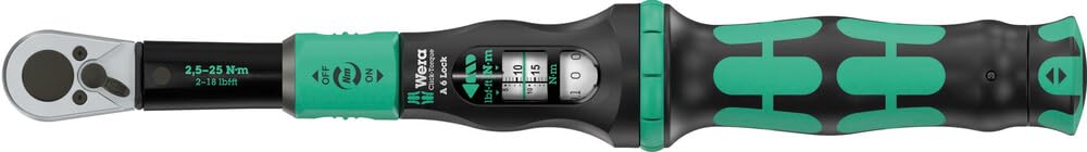 Wera Click-Torque Lock A6, 1/4x2.5-25