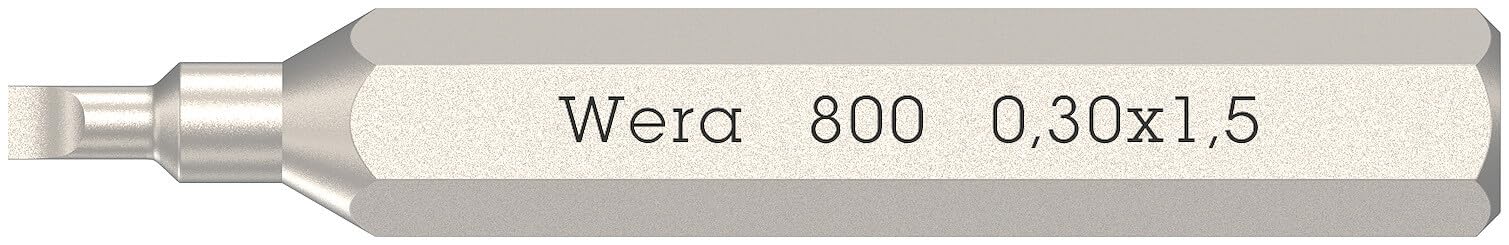 Wera 800 Micro Bits 0,30 x 1,5 x 30mm
