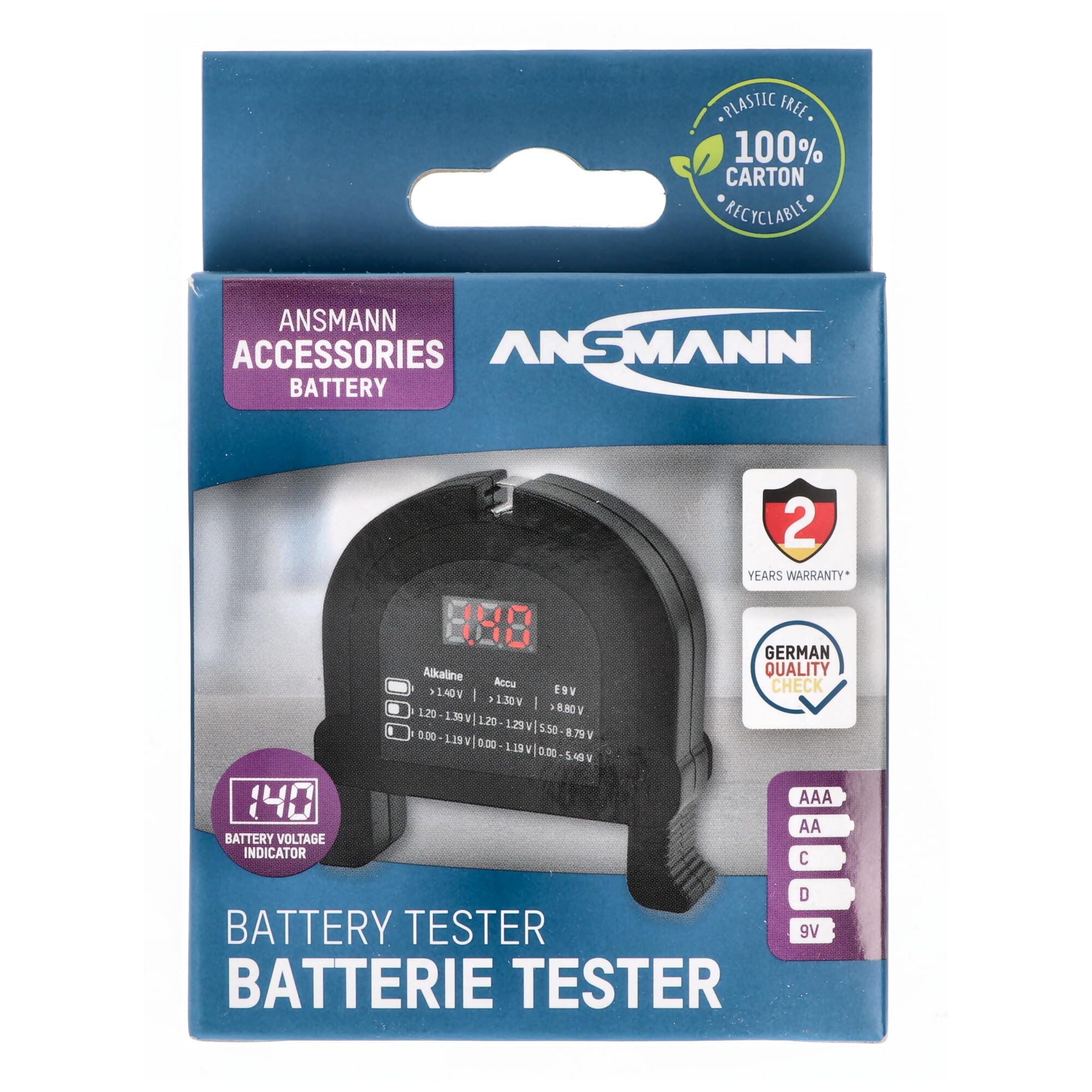 Ansmann Batterietester 4000001