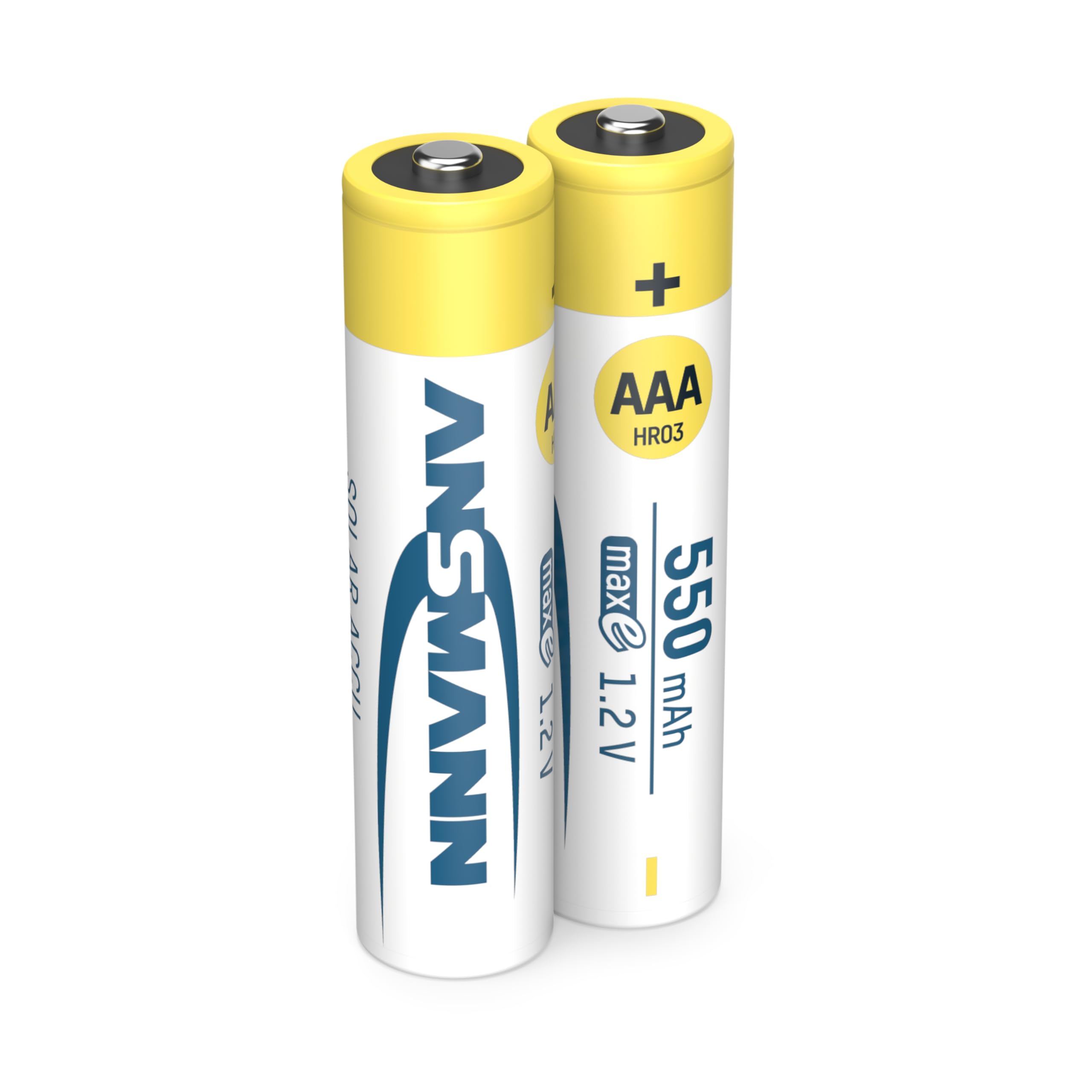 Ansmann Batterie solaire NiMH Micro AAA 550 mAh maxE 2x AAA (Micro)