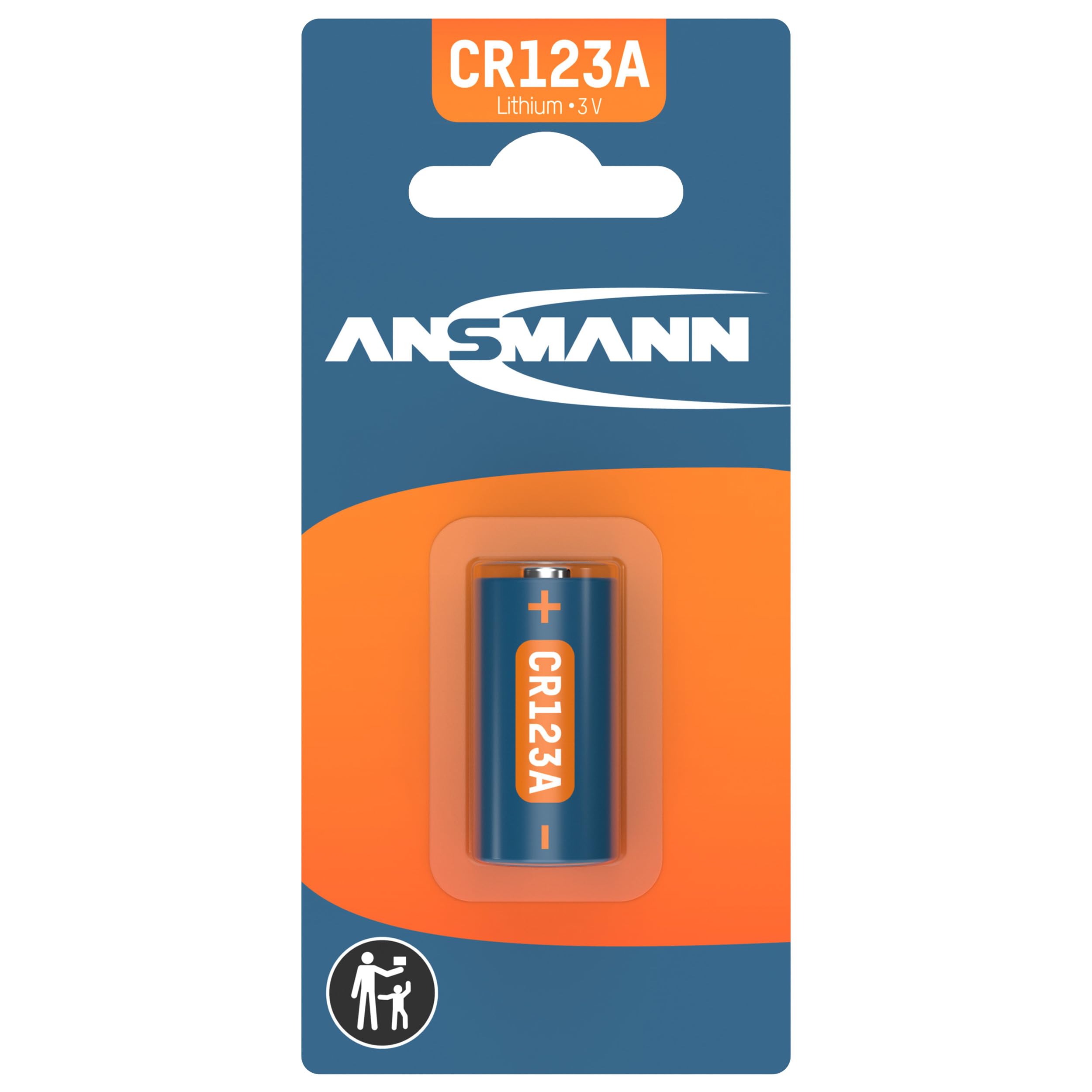 Energizer Pile au lithium CR123A/CR17335 1 pièce