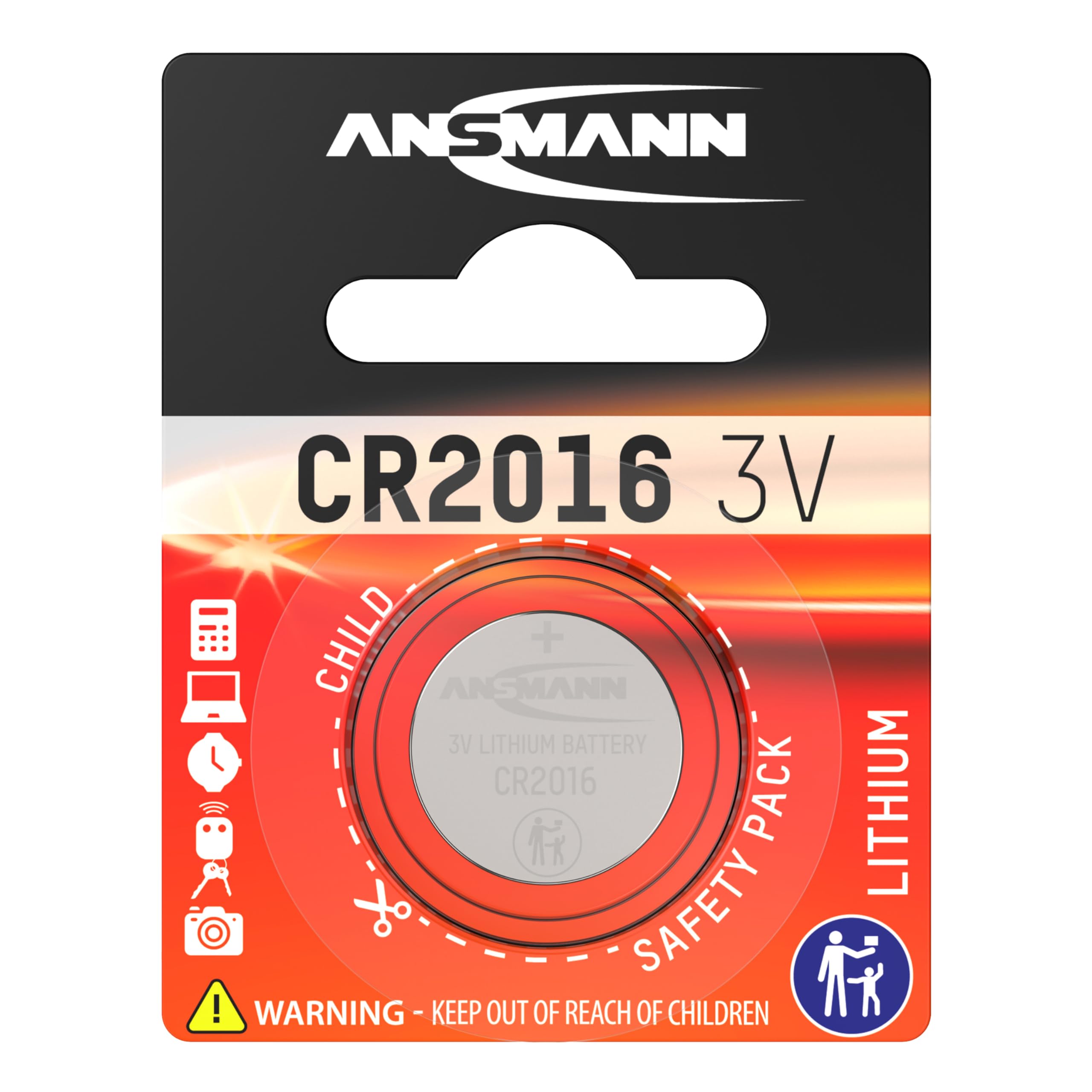 Ansmann Pile bouton au lithium CR-2016