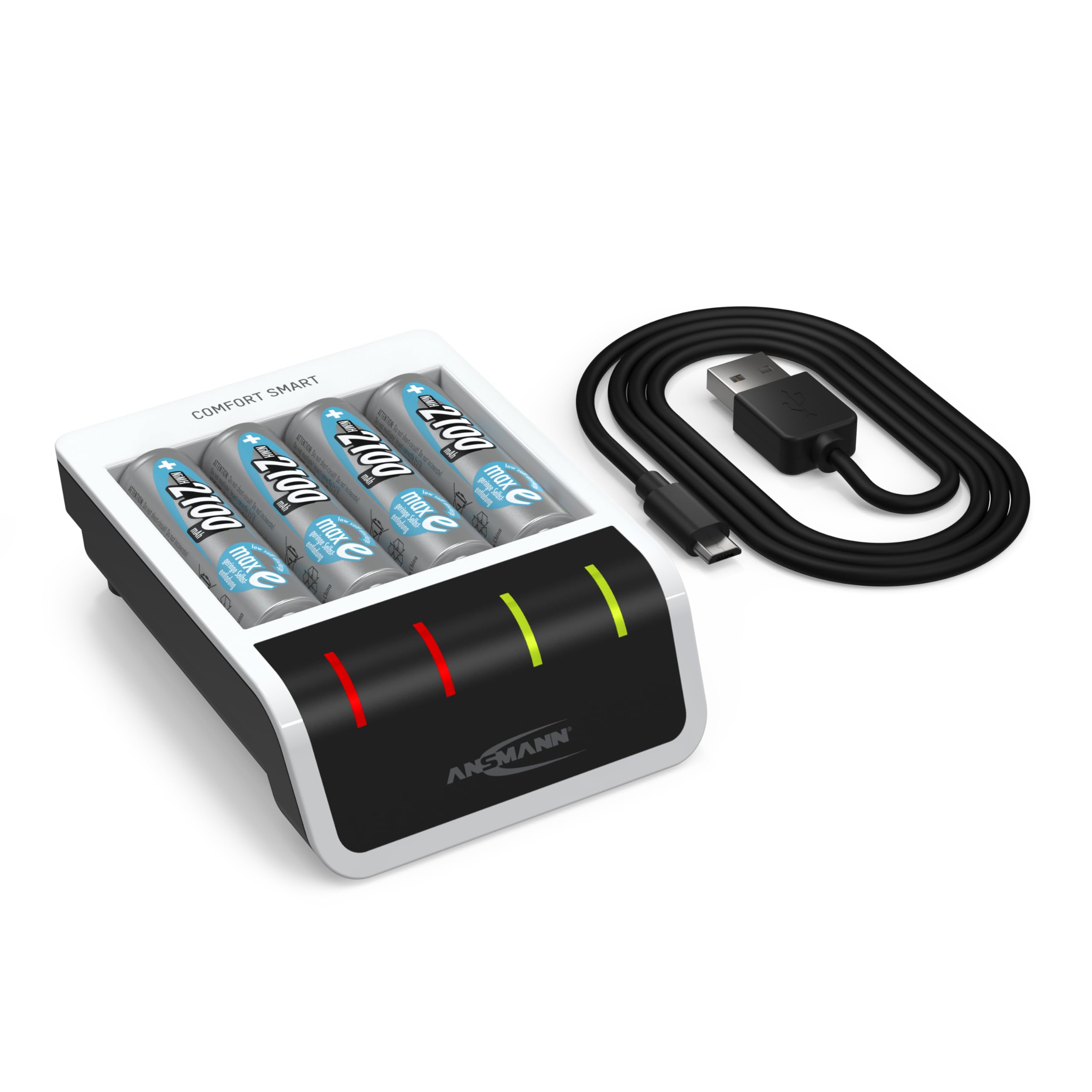 Ansmann Comfort Smart + 4x AA 2100mAh
