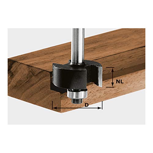 Festool Fraises à feuillurer HW S8 D31,7/NL 12,7