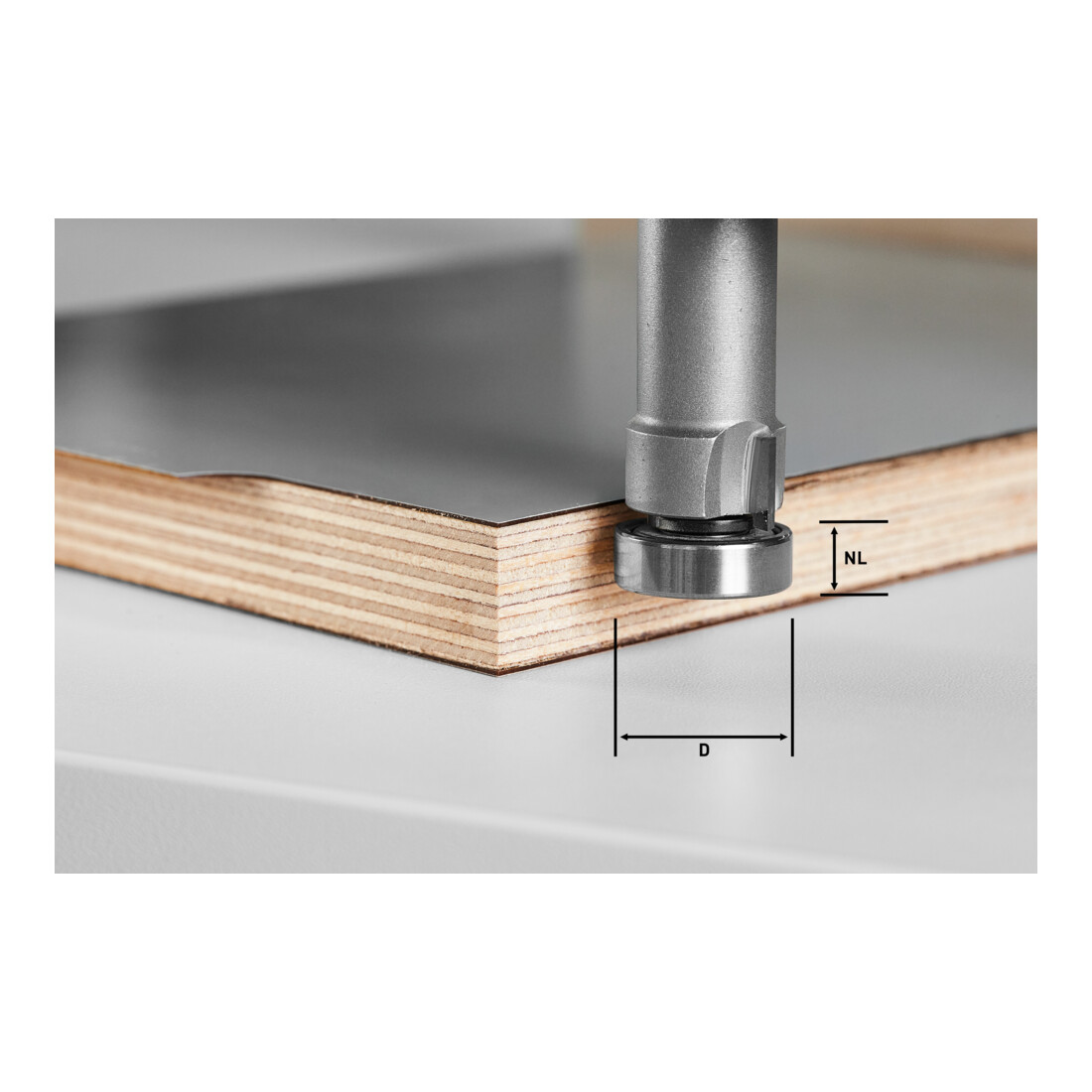 Festool Fraise à affleurer HW/KLS D22/8-OFK