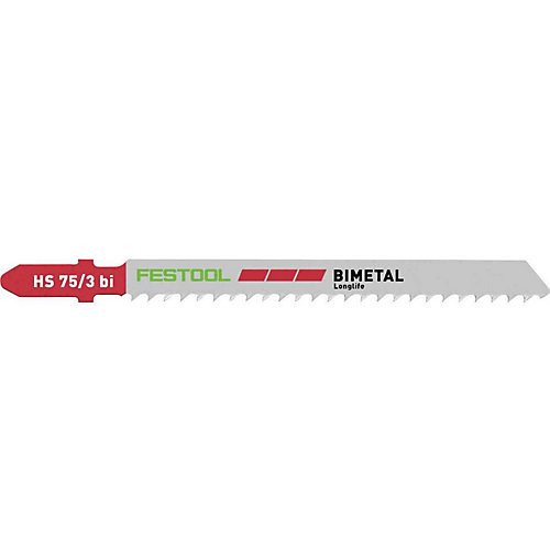 Festool Lame de scie sauteuse HS 75/3 BI/5 Plastics Solid Material