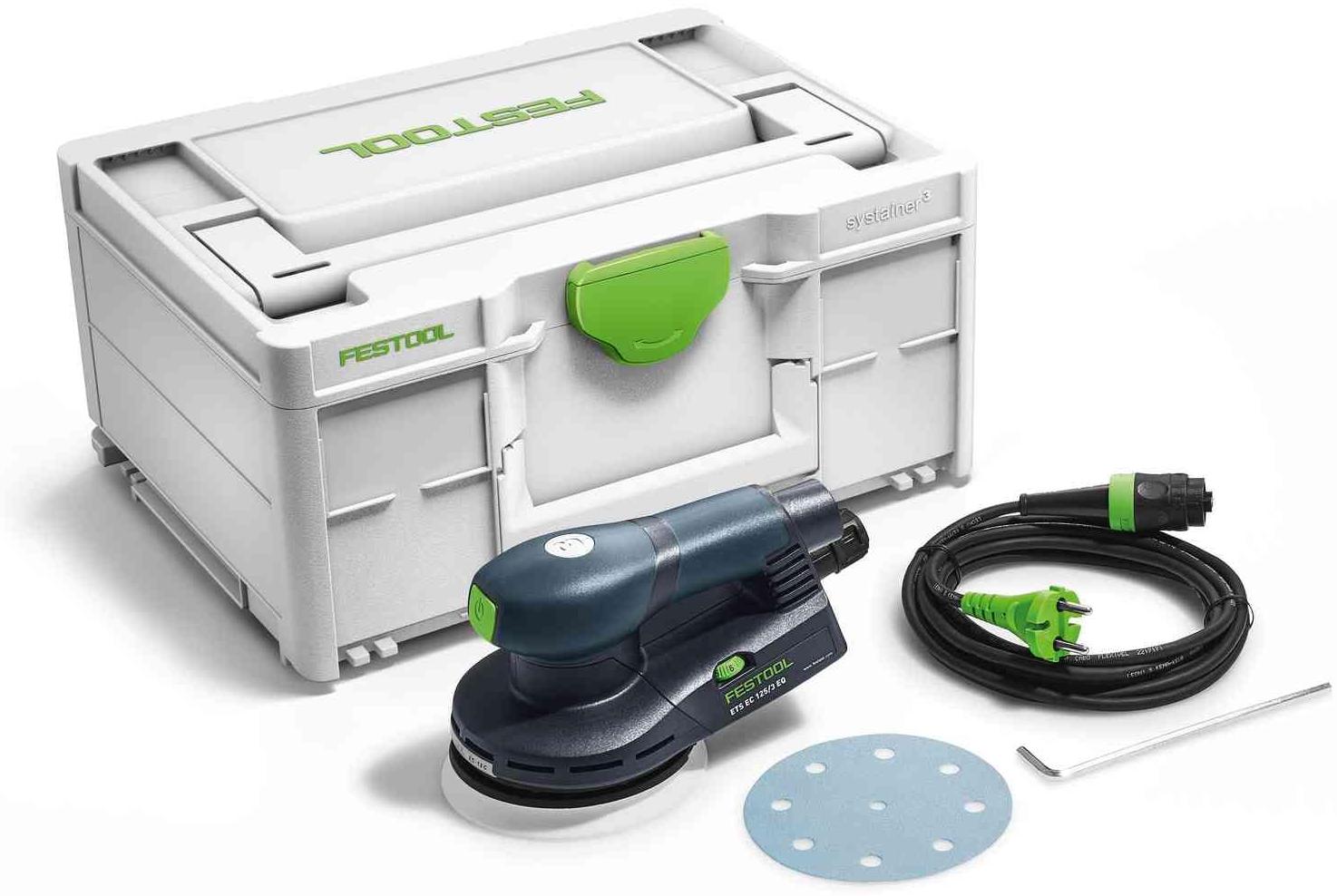 Festool ponceuse electrique festool ets ec 125/3 eq-plus Ponceuse excentrique filaire avec batterie avec fil
