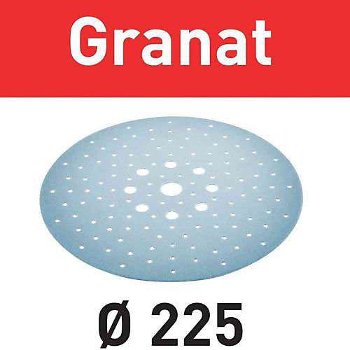 Festool Abrasifs GRANAT STF D225/128 P100 GR/25