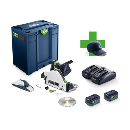 Festool Scie plongeante Ø160 mm 2 x 18V TSC 55 KEBI-Plus/XL 100Y
