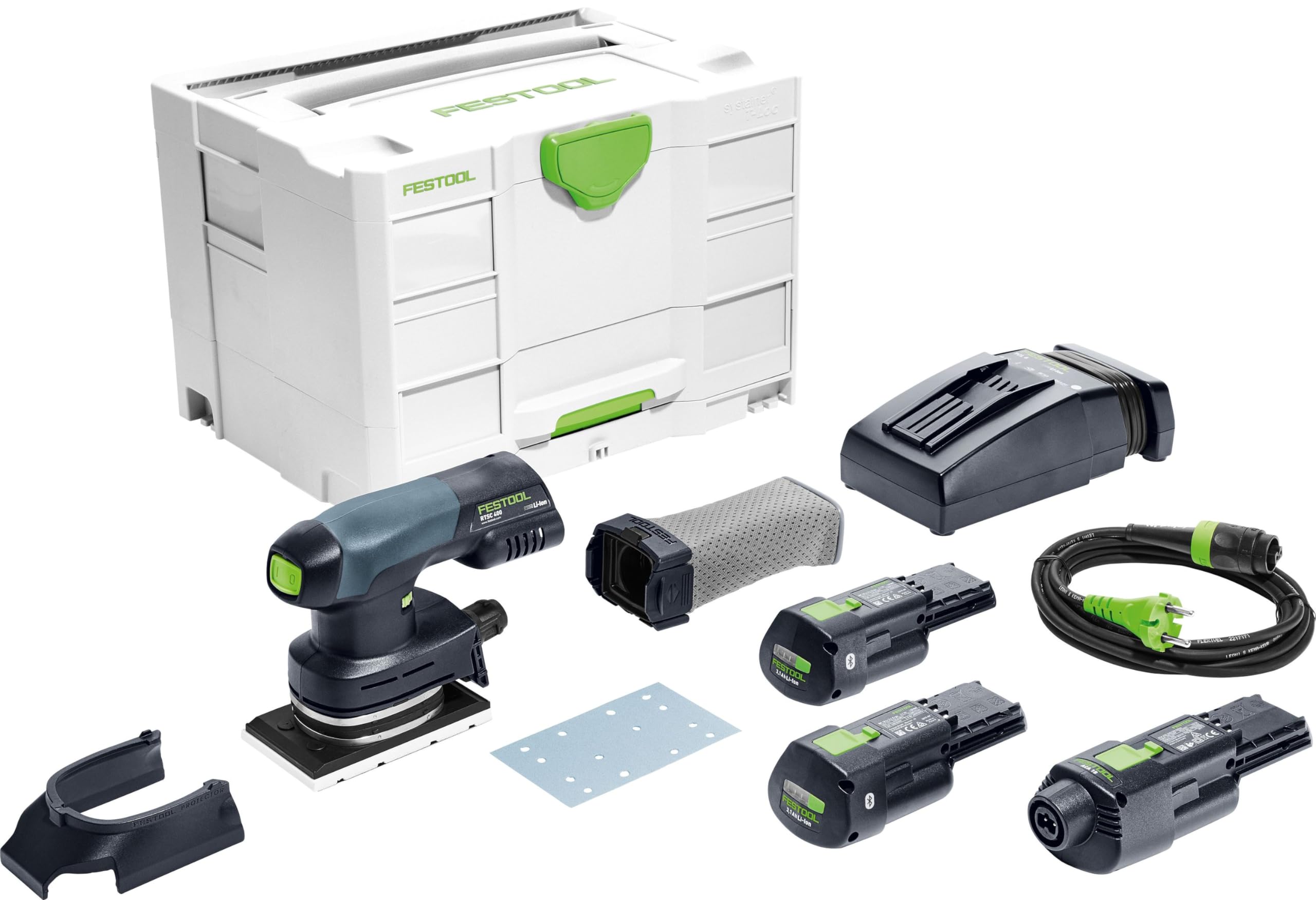 Festool ponceuse electrique vibrante RTSC 400 sans batterie 18.0 V sans fil