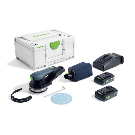 Festool Ponceuse excentrique hybride Ø125 mm 18V ETSC 2 125 4,0 I-Plus