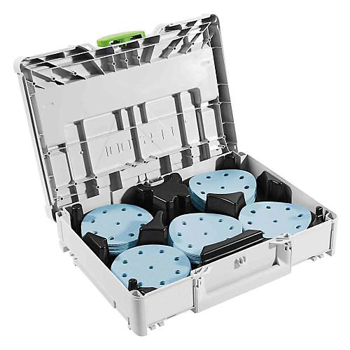 Festool Set d'abrasif SYS-STF D125 GR-Set Granat en Systainer