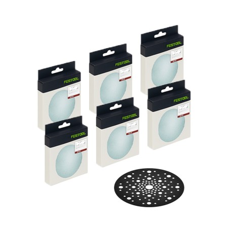 Festool Pack de 60 Abrasifs Granat Net D150 mm