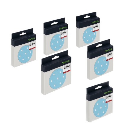Festool Pack de 60 abrasifs Granat D125 mm