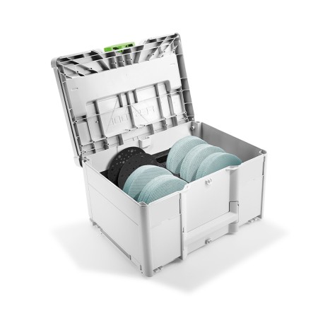 Festool Systainer de 100 abrasifs Granat Net D150