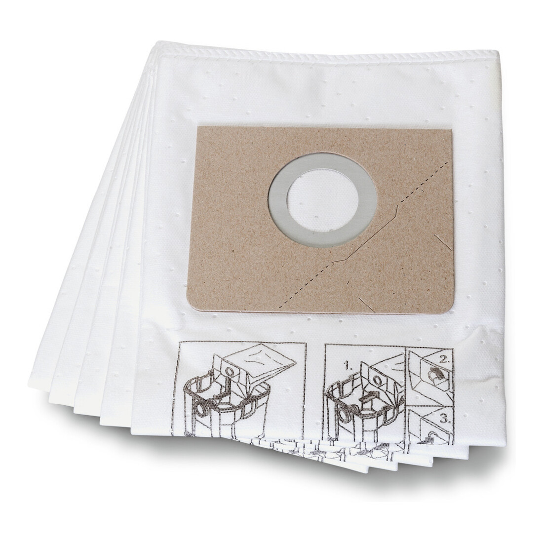 Fein Lot de 5 sacs à poussières non tissé Dustex 25 L