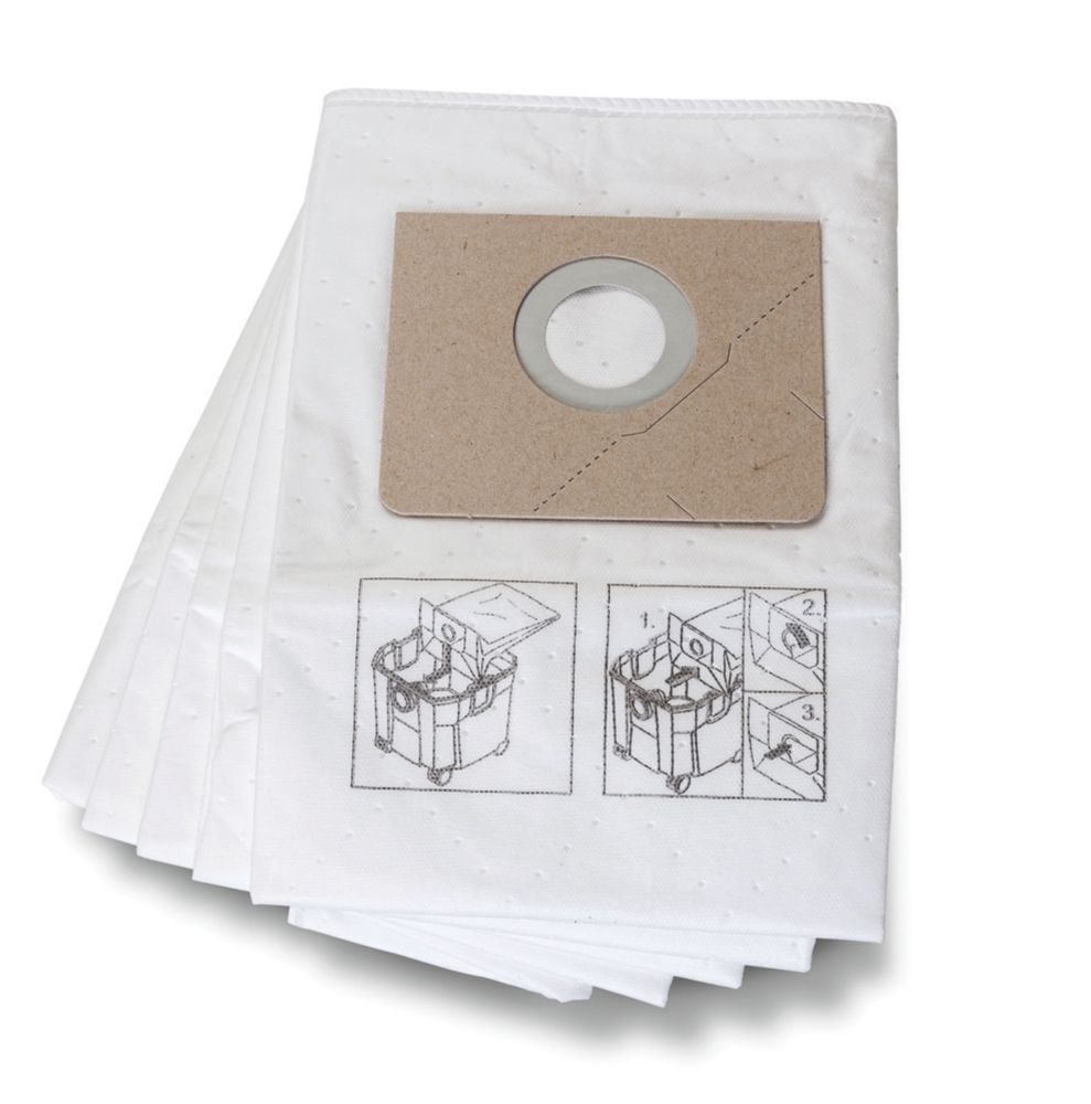 Fein Lot de 5 sacs filtrant premium non tissé Dustex 35 L