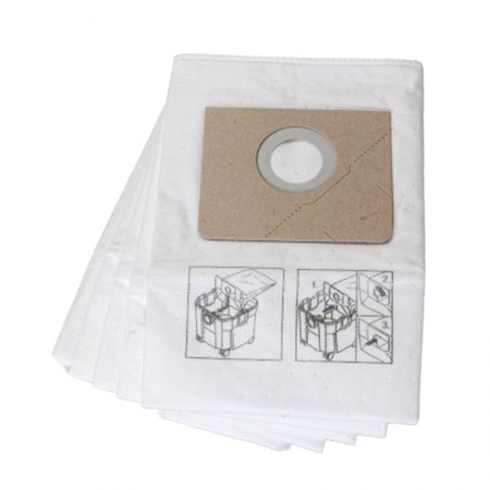 Fein Lot de 5 sacs filtrant premium non tissé Dustex 25 L