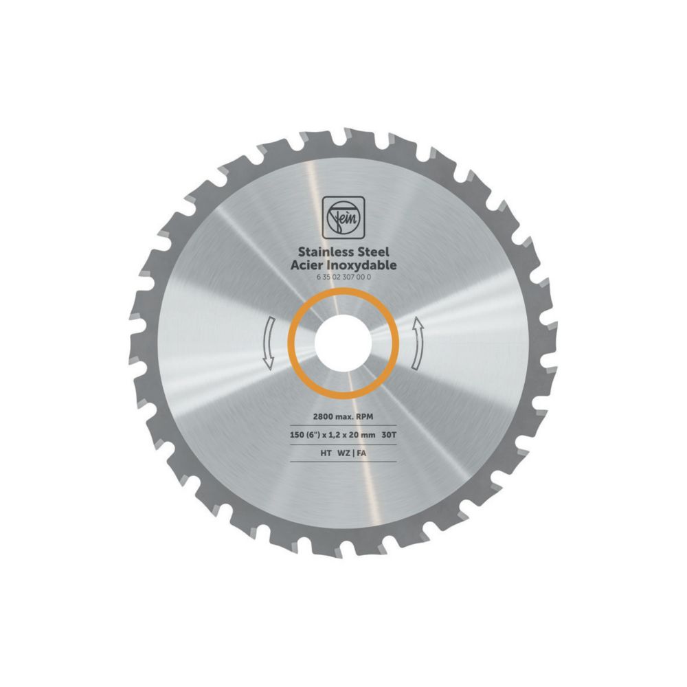 Fein Lame de scie circulaire portative pour acier inoxydable