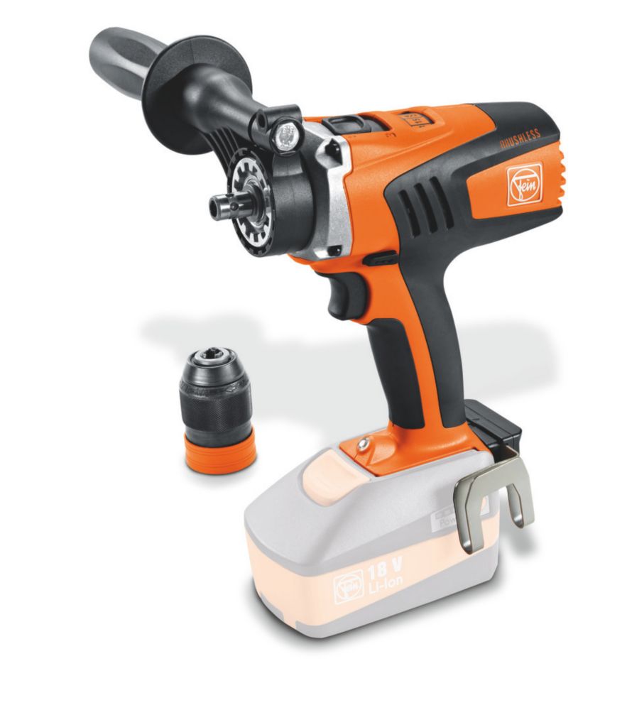Fein Perceuse visseuse sans fil à 4 vitesses brushless Li-Ion 18 QM Select 18V ASCM