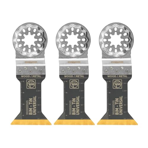 Fein Lame de scie universelle E-Cut avec revêtement titane, Longueur 55 mm, Largeur 4
