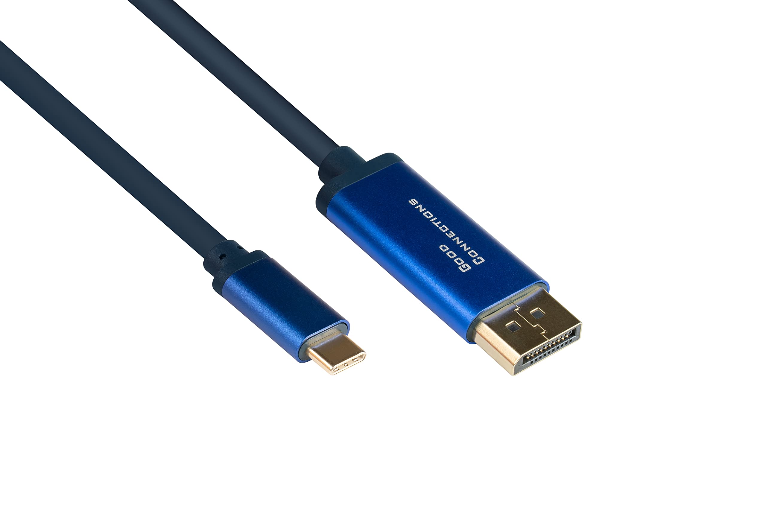 GOOD CONNECTIONS Adapterka SmaFLEX USB-C an DP1.2 blau 1,5m