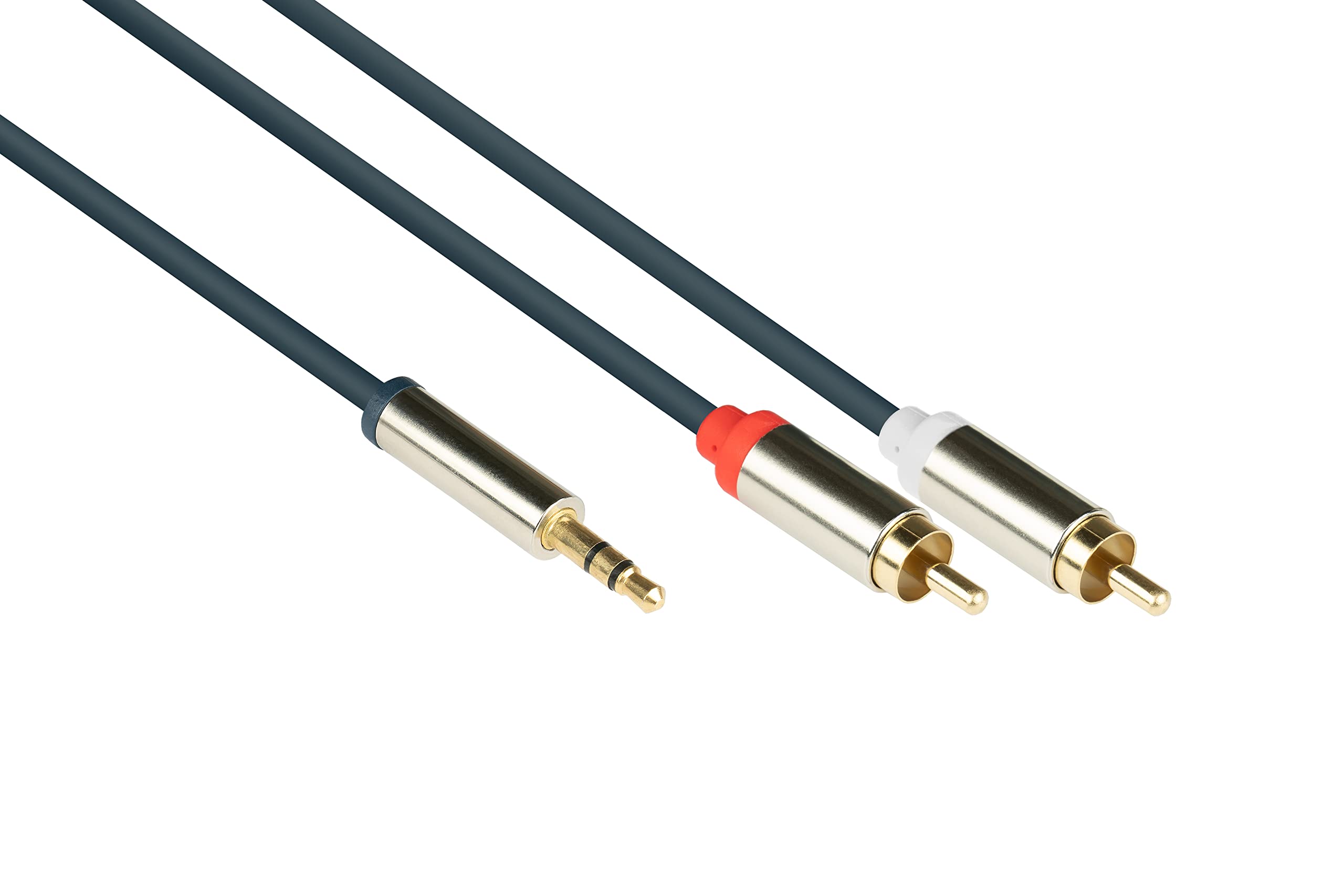 GOOD CONNECTIONS Audiokabel 3-pol. 3.5mm-St.-2xRCA St. 1m