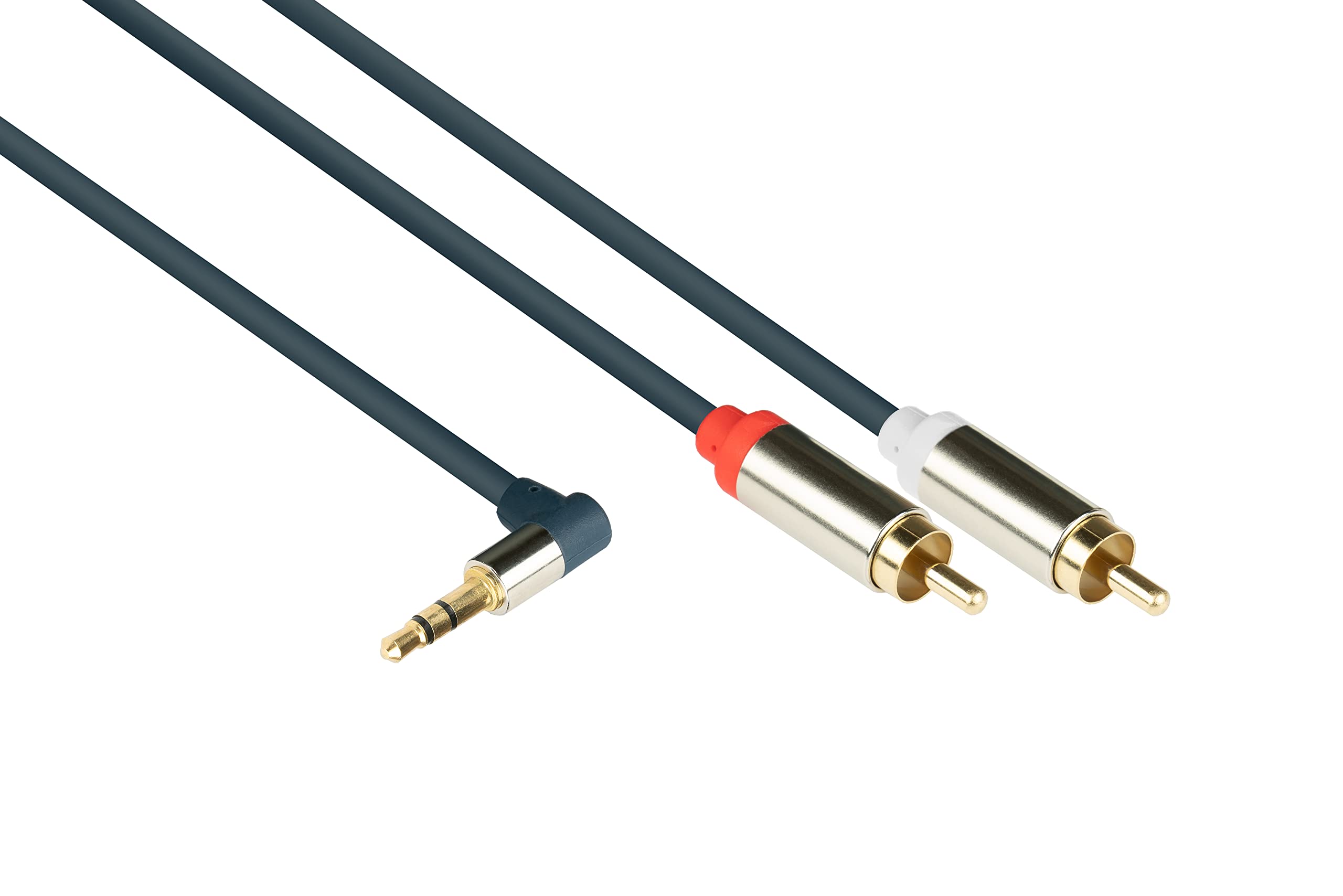 GOOD CONNECTIONS Audiokabel 3,5mm-St. gew.-2xRCA St. 5m