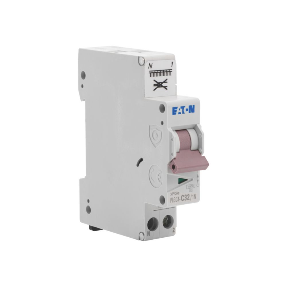 EATON Disjoncteur 32A type C Auto 4,5kA 1P+N